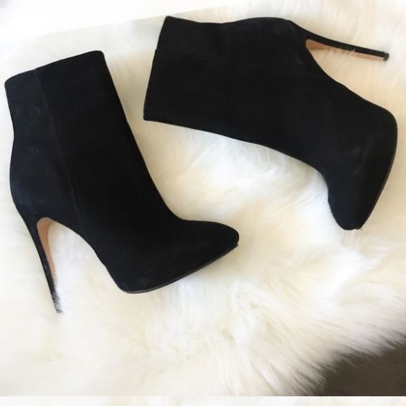 SCHUTZ Shoes - 😻SCHUTZ Onara Nobuck Black Suede Heel Size 9.5